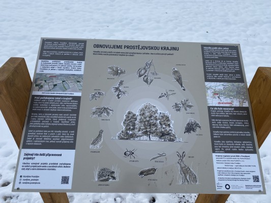 ul. Ječná - doplnění naučnou cedulí