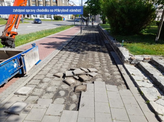 Aktuální stavební aktivity města