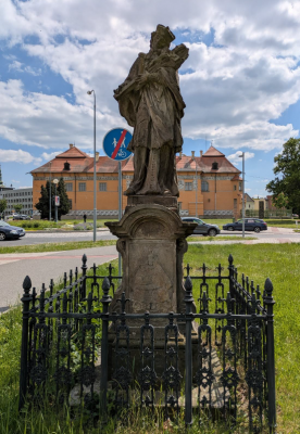 Restaurování sochy sv. Jana Nepomuckého