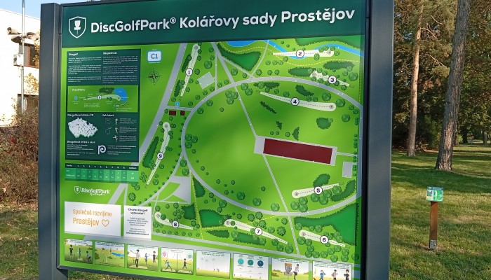 Rozšíření discgolfového hřiště v Kolářových sadech