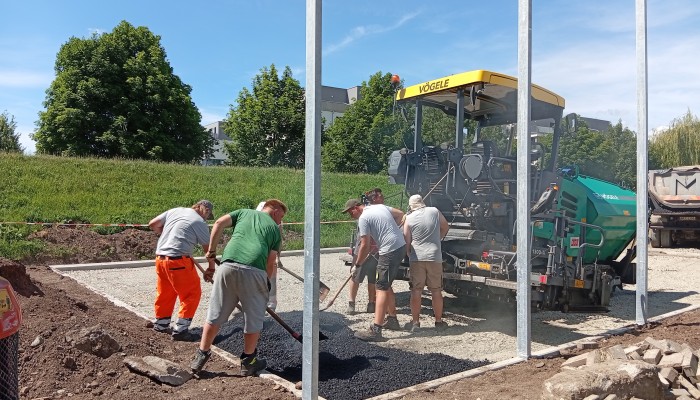 Streetballové hřiště v ulici Okružní