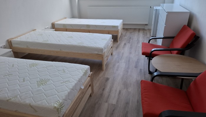 Rekondiční centrum v objektu šaten pro mládež zimního stadionu