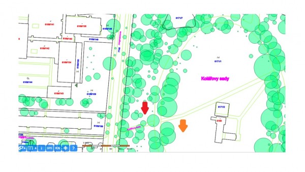 ALTÁN – venkovní učebna, odpočívárna – Kolářovy sady